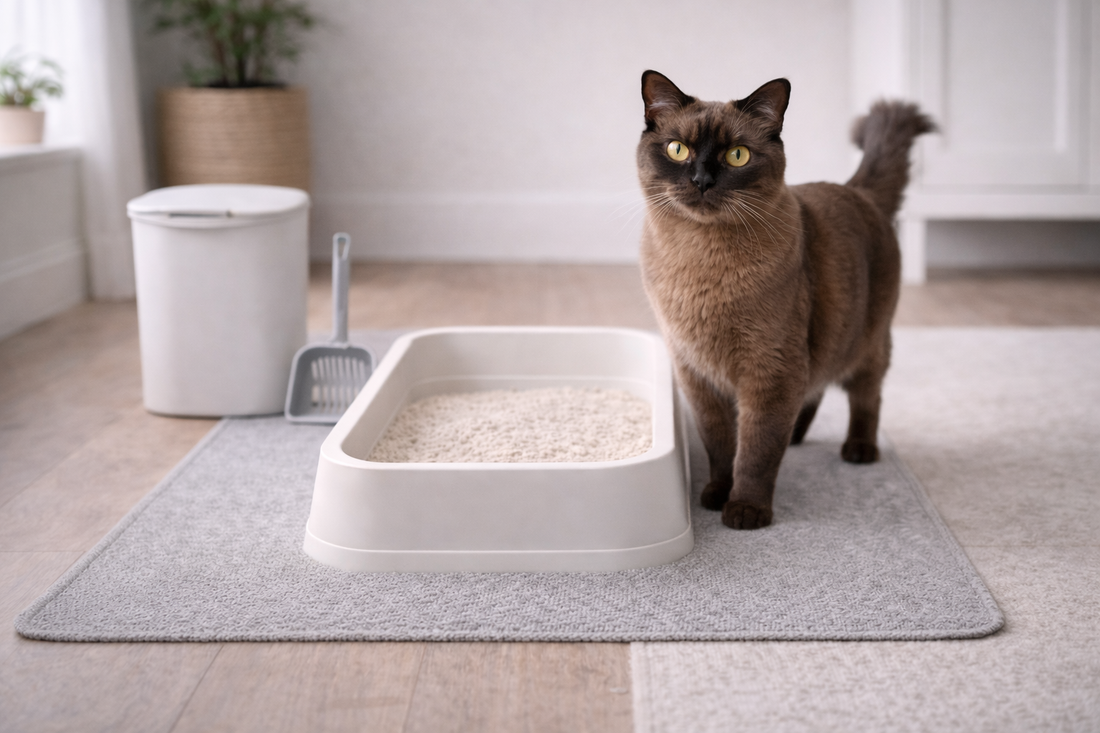 Manx cat with tailless body showing unique breed features – Pacha Litter