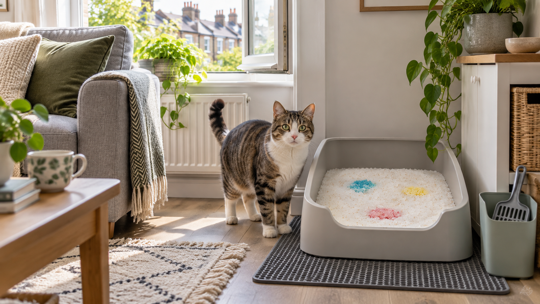Pacha Litter cat litter for flats helping control odour and keep a small British home fresh and clean