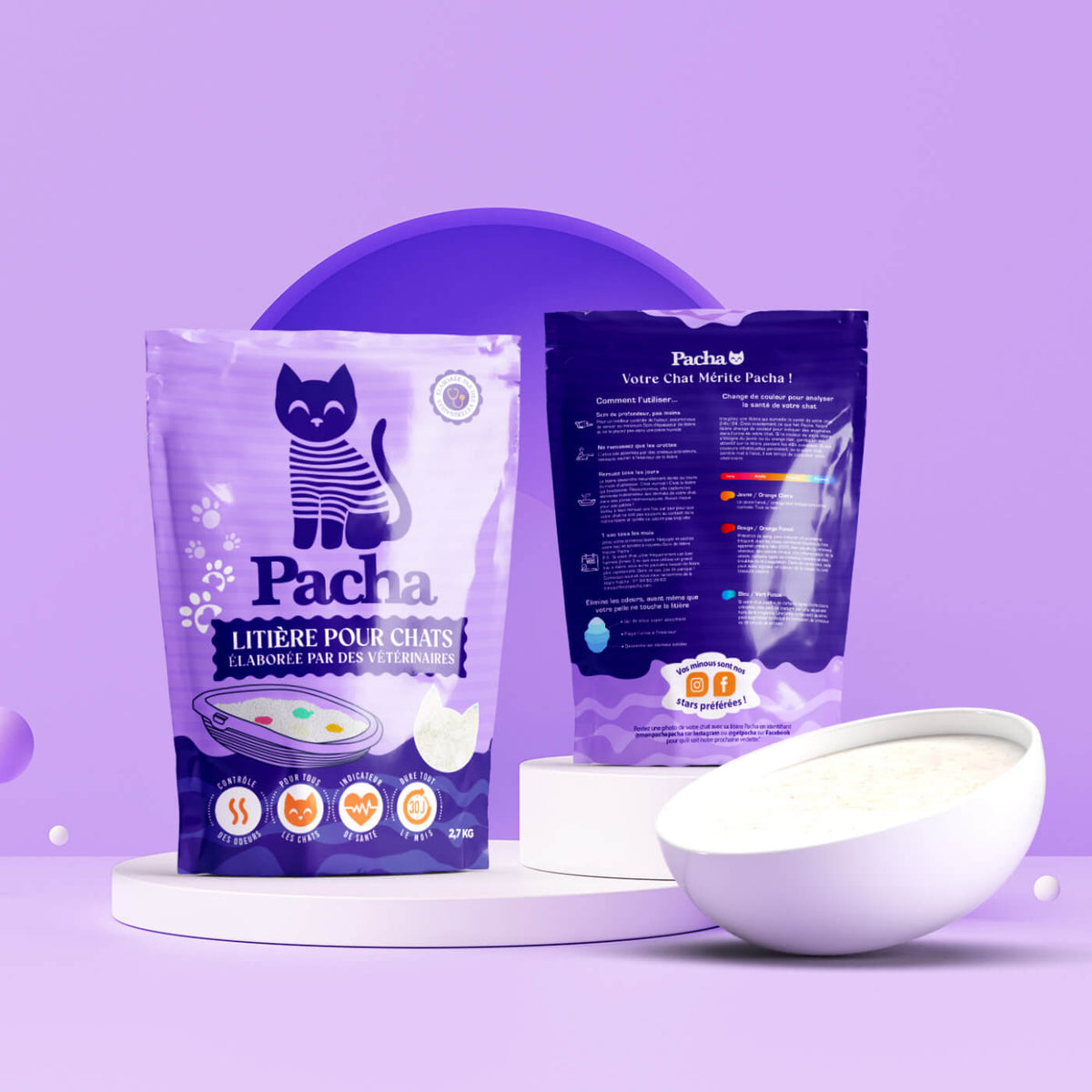 Pacha™ Litter (3 Cats)