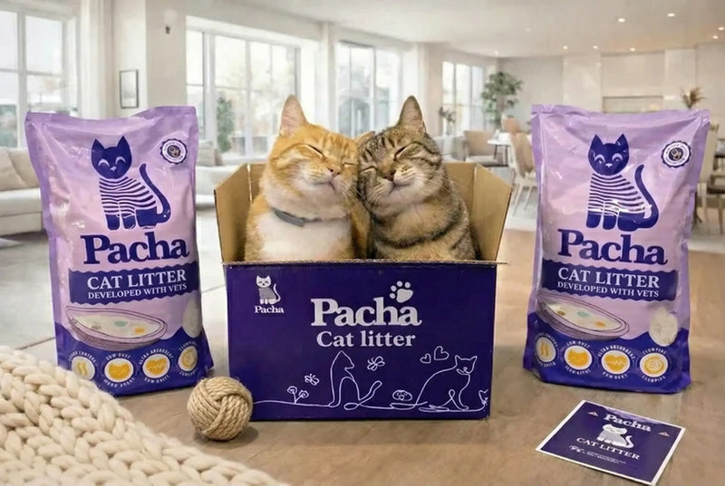 The litter that neutralises odours at the source, from the very first use, for 1 FULL MONTH