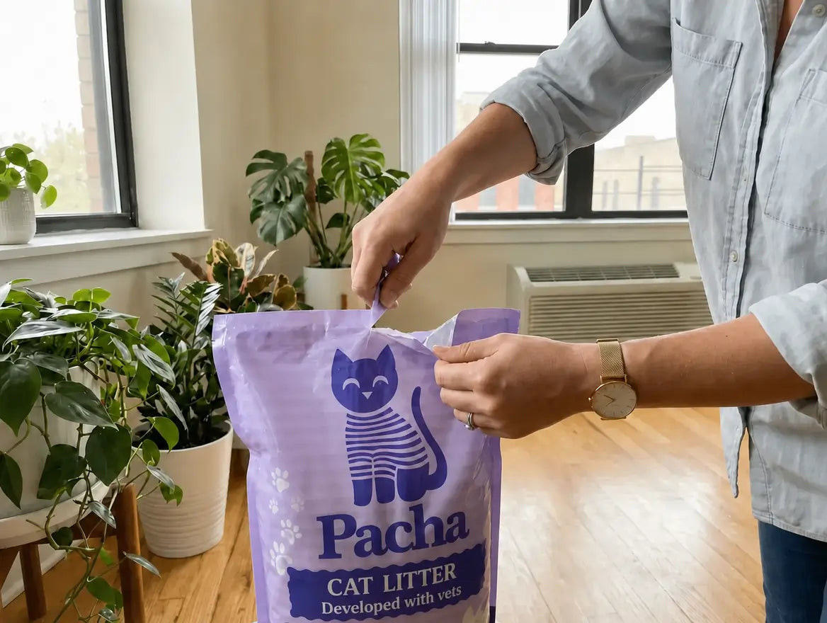 Opening a new Pacha bag